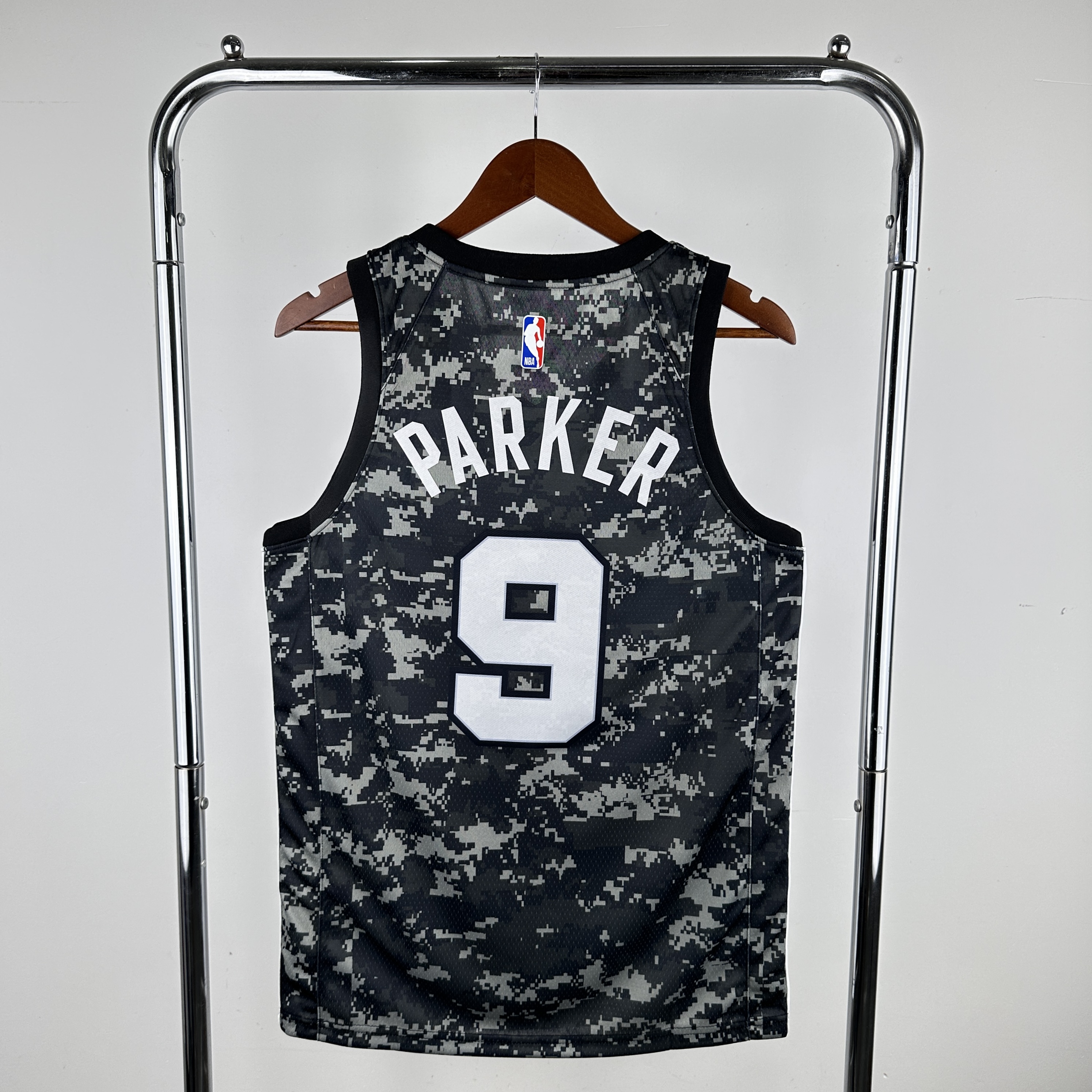 Men San Antonio Spurs #9 Parker Camo Nike 2024 NBA Jersey